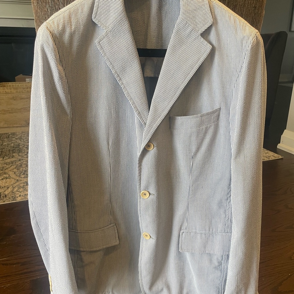 Striped Blazer with Notch Lapel - Harry Rosen